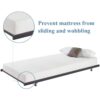 Twin size Roll-out Trundle Bed Frame in Black Metal Finish - Image 2
