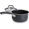 12-Piece Nonstick Dishwasher Safe Cookware Set in Black - Image 3