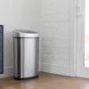 Stainless Steel Touchless Hands-Free Trash Can - 13.2 Gallon size - Image 4