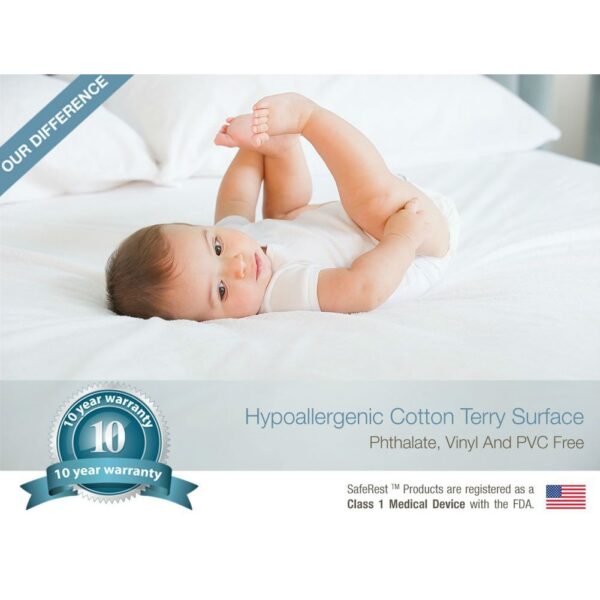 Twin size Waterproof Mattress Protector - FDA Class 1 Medical Device - Image 3