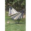 Desert Moon Pattern Cotton Hammock with 9-FT Steel Stand - Image 2