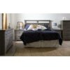 2-Drawer Bedroom Nightstand in Gray Maple Wood Finish - Image 3