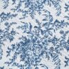 King size 3 Piece Bed-in-a-Bag Reversible Blue White Floral Cotton Quilt Set - Image 4