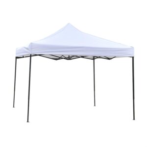 White 10-Ft x 10-Ft Outdoor Water Resistant Canopy with Steel Frame