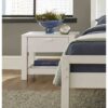 FarmHouse Traditional Rustic White 1 Drawer Nightstand - Image 3