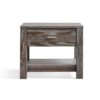 FarmHouse Traditional Rustic Pine 1 Drawer Nightstand