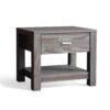 FarmHouse Traditional Rustic Pine 1 Drawer Nightstand - Image 2