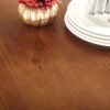 Square 39 x 39 inch Counter Height Brown Wood Dining Table - Image 3