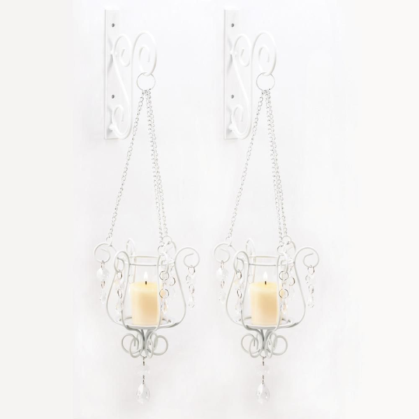 BEDAZZLING PENDANT SCONCE DUO