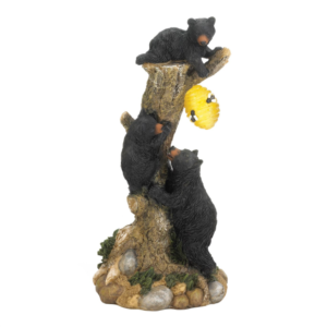 CLIMBING BEAR HONEYCOMB SOLAR LIGHT