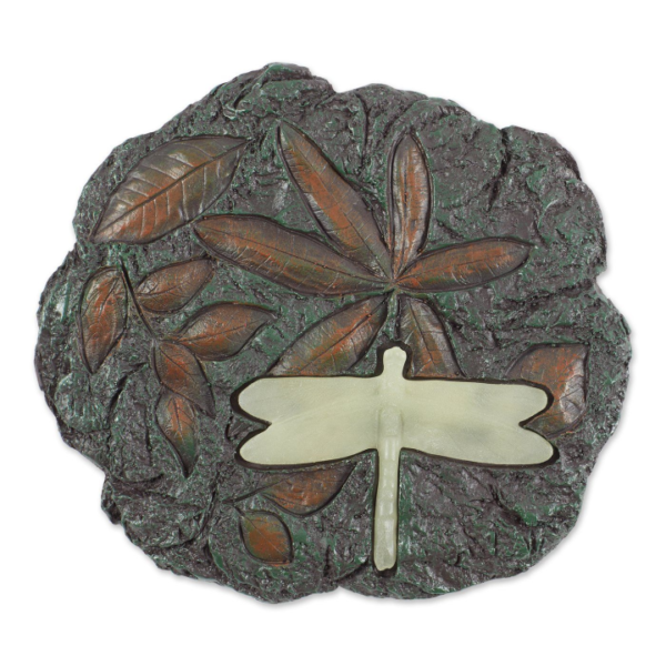 Dragonfly Design Glowing Stepping Stone