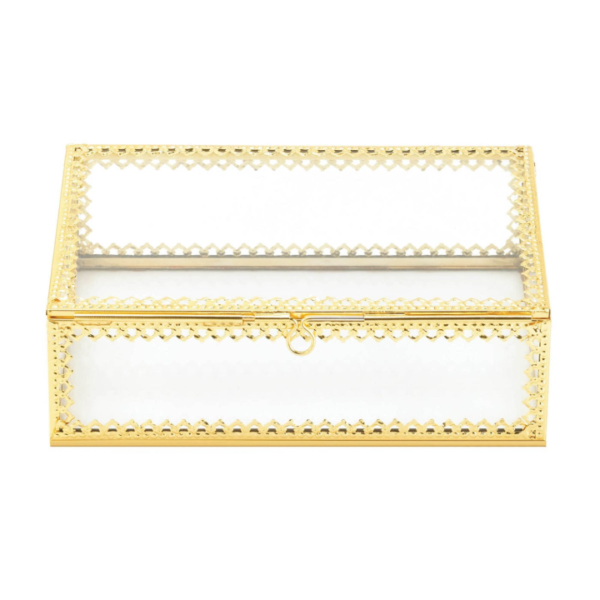 GOLD MOTIF JEWELRY BOX