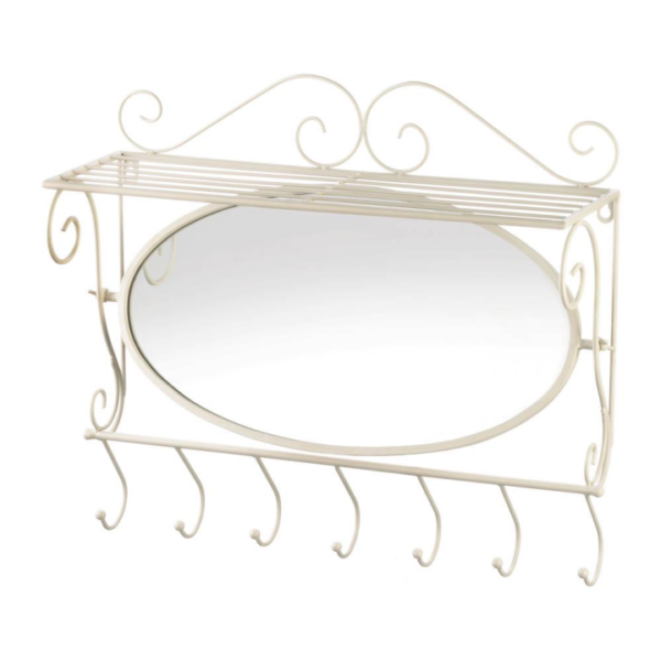 MIRRORED WALL SHELF
