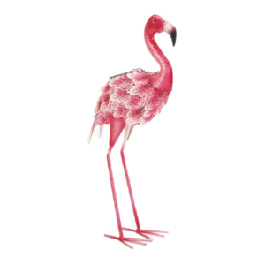 PRETTY FLAMINGO WITH SOLAR LIGHT