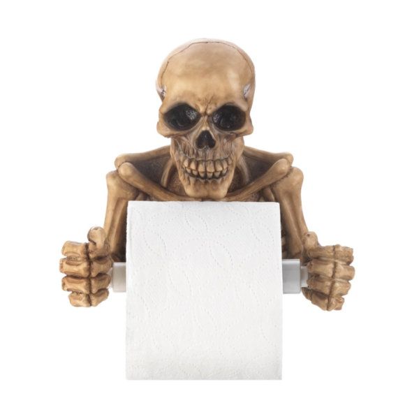 SKELETON TOILET PAPER HOLDER
