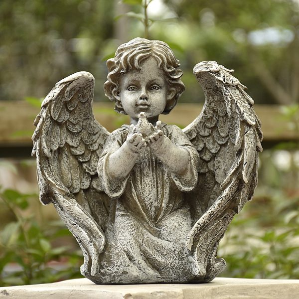 European Style Retro White Angel Garden Decoration Home Living Room - Image 5