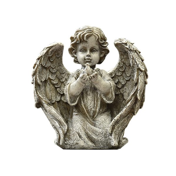 European Style Retro White Angel Garden Decoration Home Living Room - Image 3