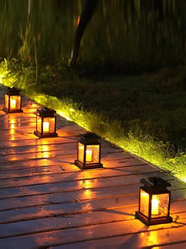 Solar Home Garden Light Outdoor Waterproof Hanging Light - Image 2