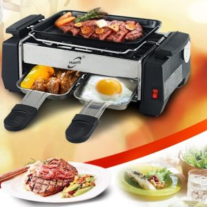 Domestic Smoke-Free Couple Korean Home Small Mini Student Teppanyaki Electric Grill
