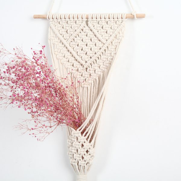 Woven Net Bag Flower Basket Wall Decoration Flower Shop Decoration - Image 4