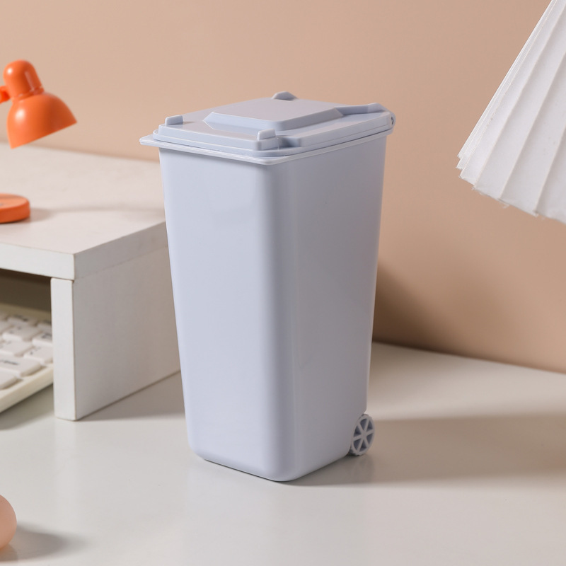 Desktop Small Trash Can Pen Holder Cute Cartoon - Image 5