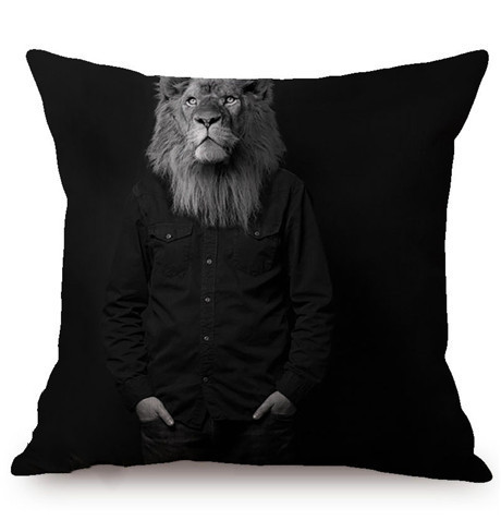 Explosive 3D Animal Wolf Series Car Pillowcase - Image 8
