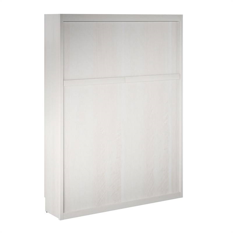 Queen size Murphy Bed Wallbed in Ivory Oak Wood Finish - Image 4