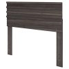 Full size Farmhouse Headboard in Rustic Grey Wood Finish - Image 2