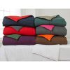 King/CAL King size 3-Piece Brown Orange Microfiber Comforter Set with 2 Shams - Image 3