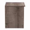Rustic FarmHome 2 Drawer Nightstand Natural Oak - Image 4