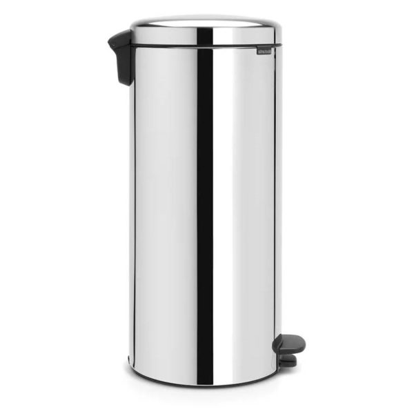 Stainless Steel 8-Gallon Kitchen Trash Can with Easy Step On Lid