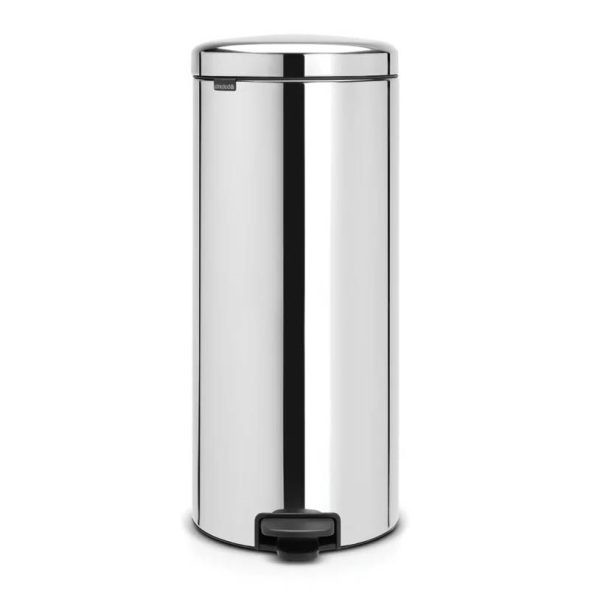 Stainless Steel 8-Gallon Kitchen Trash Can with Easy Step On Lid - Image 4