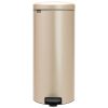 Stainless Steel 8-Gallono Kitchen Trash Can with Step On lid in Champagne Gold - Image 2