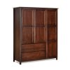 Cherry Wood Finish Bedroom Wardrobe Armoire Cabinet Closet - Image 2