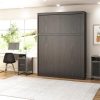 Full size Wallbed Space Saving Murphy Bed Frame in Espresso Finish - Image 2