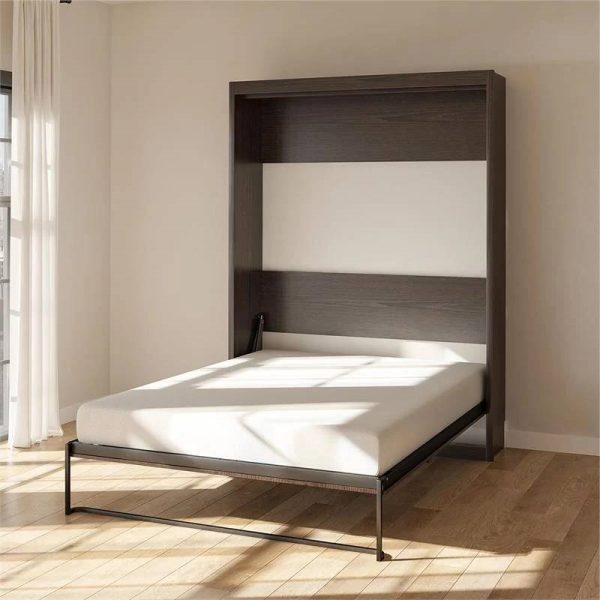 Full size Wallbed Space Saving Murphy Bed Frame in Espresso Finish - Image 3