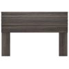 Queen size Farmhouse Headboard in Rustic Grey Wood Finish - Image 2