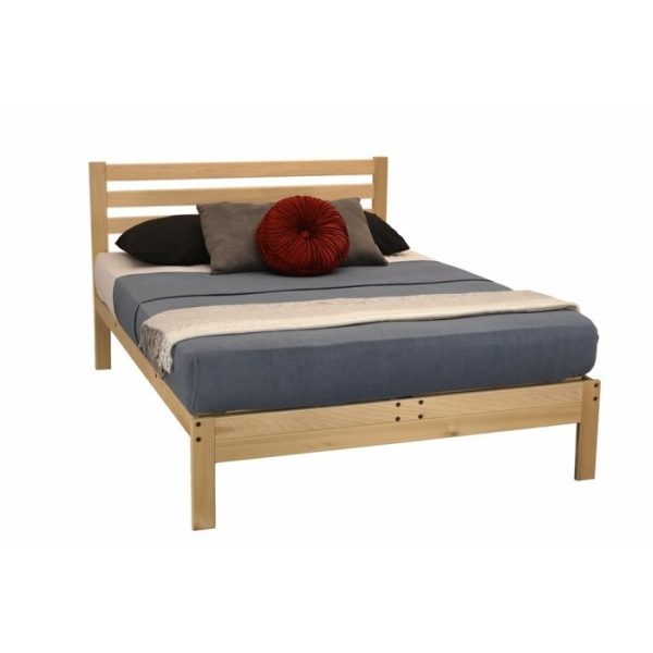 FarmHome Natural Platform Bed in Queen Size - Made in USA - Image 2