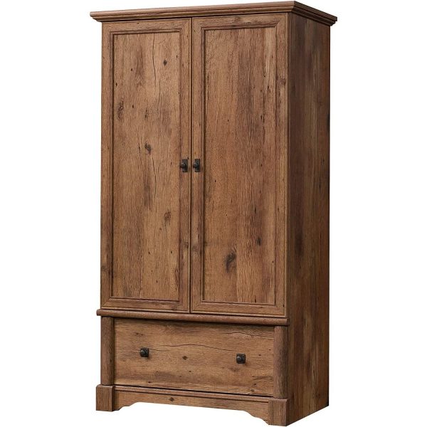 FarmHome  1 Drawer Storage Cabinet Armoire Oak - Made in USA