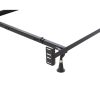 Twin/Full Adjustable Metal Bed Frame with Headboard Footboard Brackets - Image 3