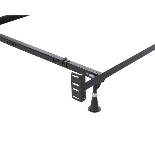 Twin/Full Adjustable Metal Bed Frame with Headboard Footboard Brackets - Image 3