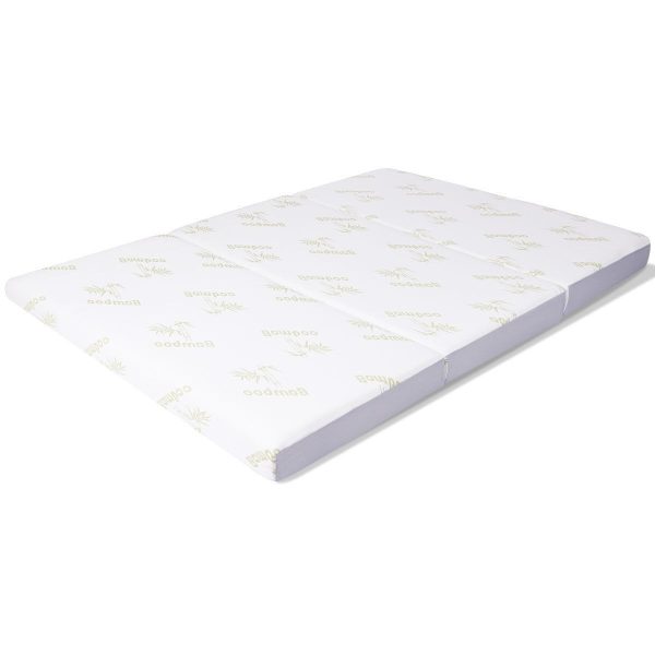 Full size 6-inch Folding Memory Foam Mattress with Washable Cover - Image 2