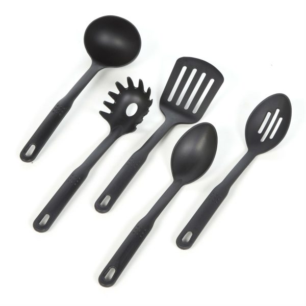 15-Piece Stainless Steel Cookware Set with Nylon Utensils - Image 2