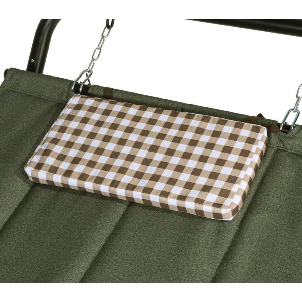 Green Waterproof Patio Hammock w/ Stand Pillow Storage Pockets - Image 3