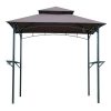 8-Ft x 5-Ft Steel Frame Outdoor Grill Gazebo with Vented Canopy - Image 2
