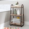 Industrial Freestanding 3-Tier Bathroom Storage Shelving Unit - Image 2