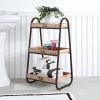 Industrial Freestanding 3-Tier Bathroom Storage Shelving Unit - Image 3