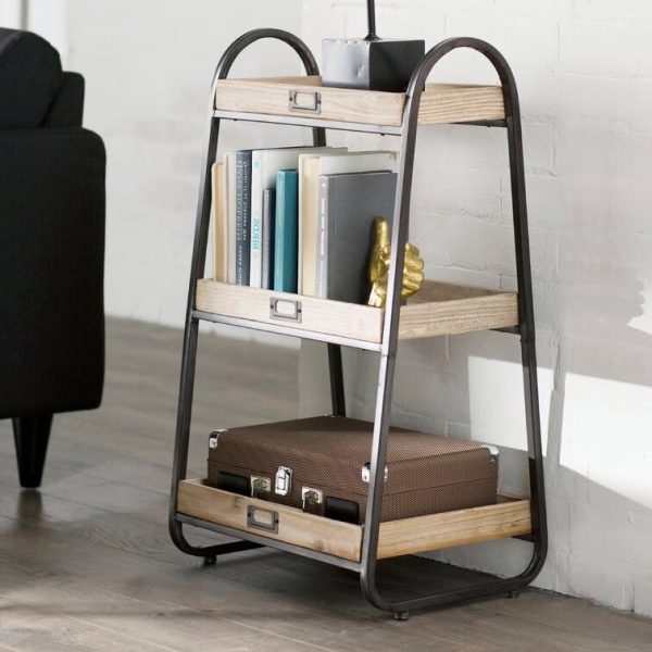 Industrial Freestanding 3-Tier Bathroom Storage Shelving Unit - Image 4