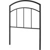 Twin size Transitional Headboard in Textured Black Metal Finish - Image 2