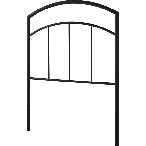 Twin size Transitional Headboard in Textured Black Metal Finish - Image 2